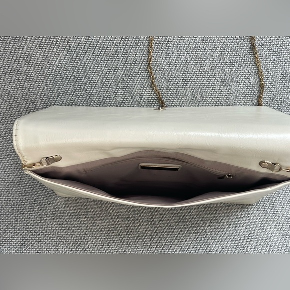 MMS Design Studio White Clutch with Intricate Cutouts - Picture 8 of 16